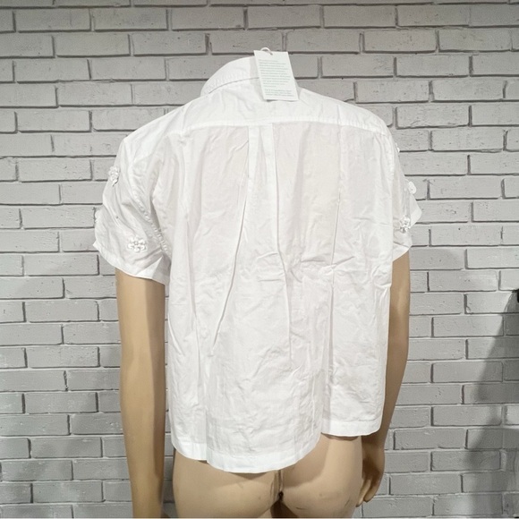 J.Crew Collection Women’s Embellished Classic Button Up - Picture 5 of 8